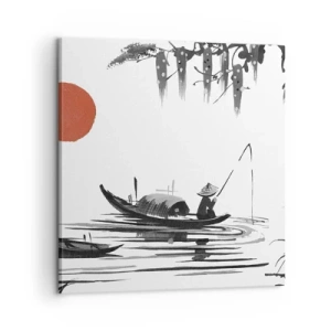 Impression sur toile - Image sur toile - Après-midi asiatique - 60x60 cm