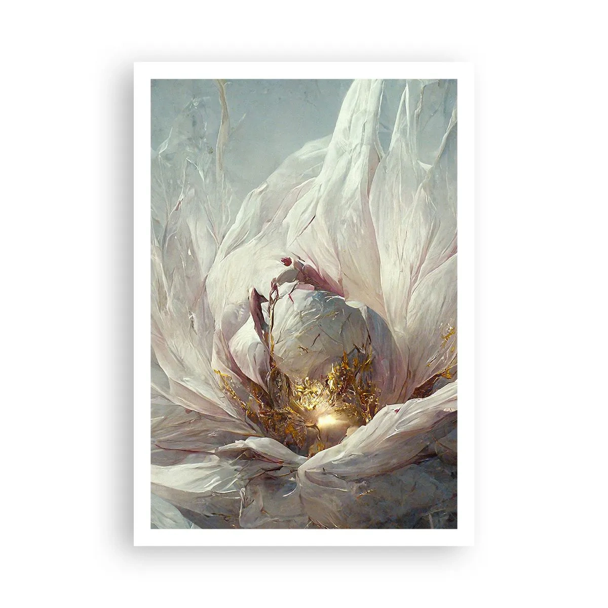 Affiche - Poster - Il fleurit une fois tous les cent ans - 70x100 cm