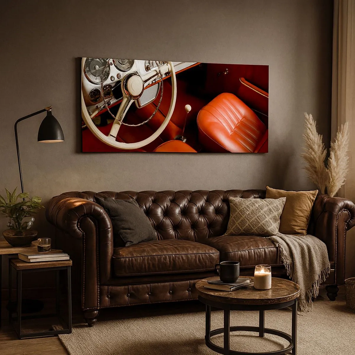 Impression sur toile - Image sur toile - Luxe de style vintage - 100x40 cm