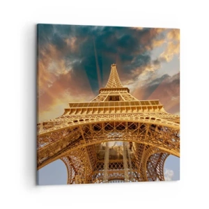 Impression sur toile - Image sur toile - Comment l'humanité a atteint le ciel - 50x50 cm