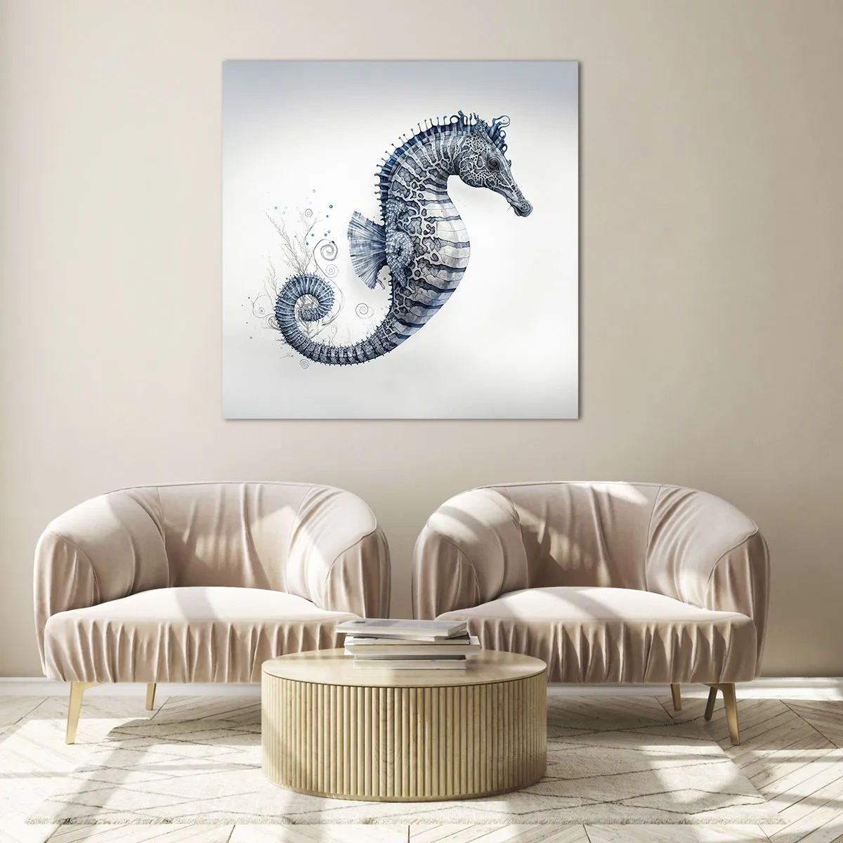 Impression sur verre - Image sur verre - Une subtile plaisanterie de la nature - 30x30 cm