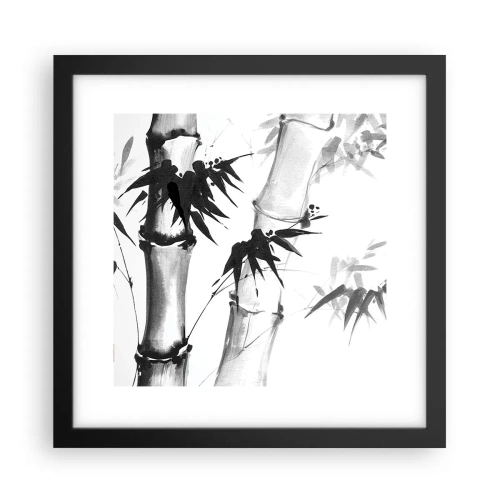 Affiche dans un cadre noir - Poster - Gros plan sur l'orient - 30x30 cm