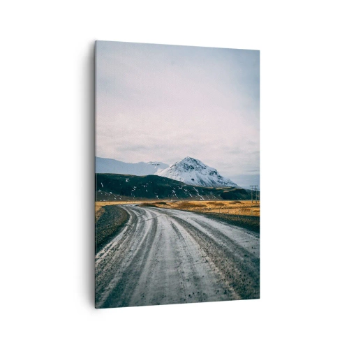 Impression sur toile - Image sur toile - Dans un climat islandais - 70x100 cm