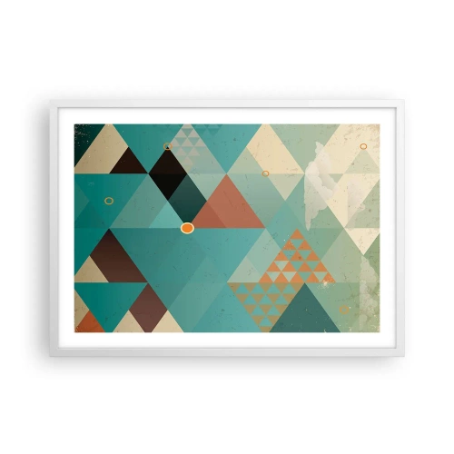 Affiche dans un cadre blanc - Poster - Unité de la multiplicité, multiplicité de l'unité - 70x50 cm