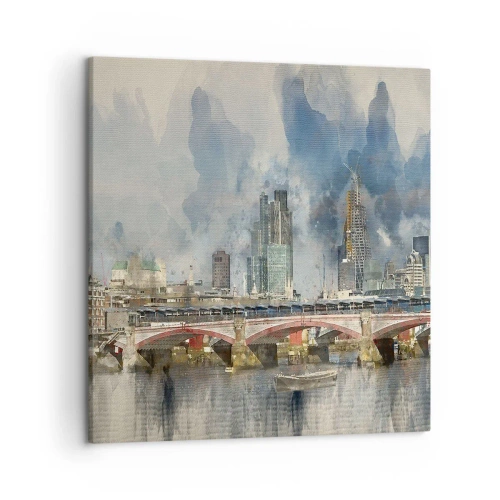 Impression sur toile - Image sur toile - Londres dans toute sa splendeur - 50x50 cm