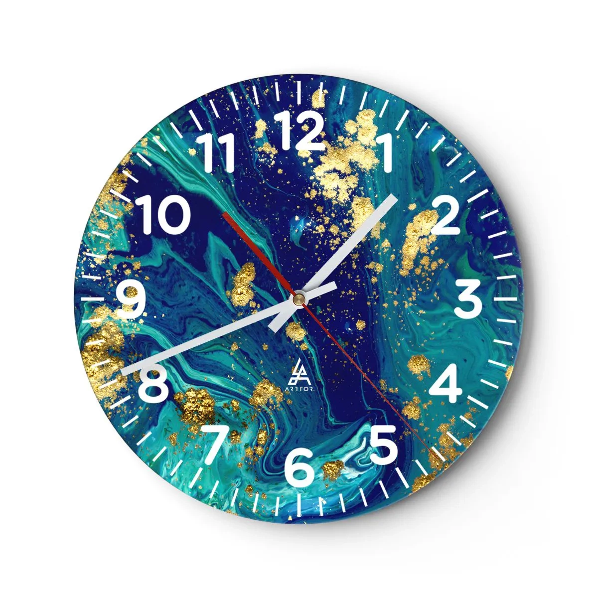 Horloge murale - Pendule murale - Les pétales du soleil - 40x40 cm