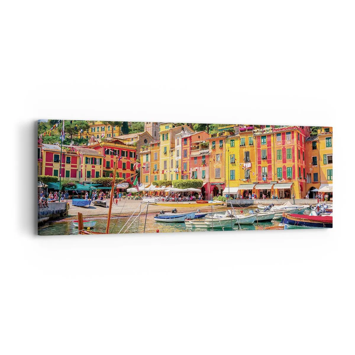 Impression sur toile - Image sur toile - Matinée italienne - 90x30 cm