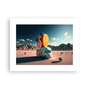 Affiche - Poster - Le goût des vacances - 40x30 cm