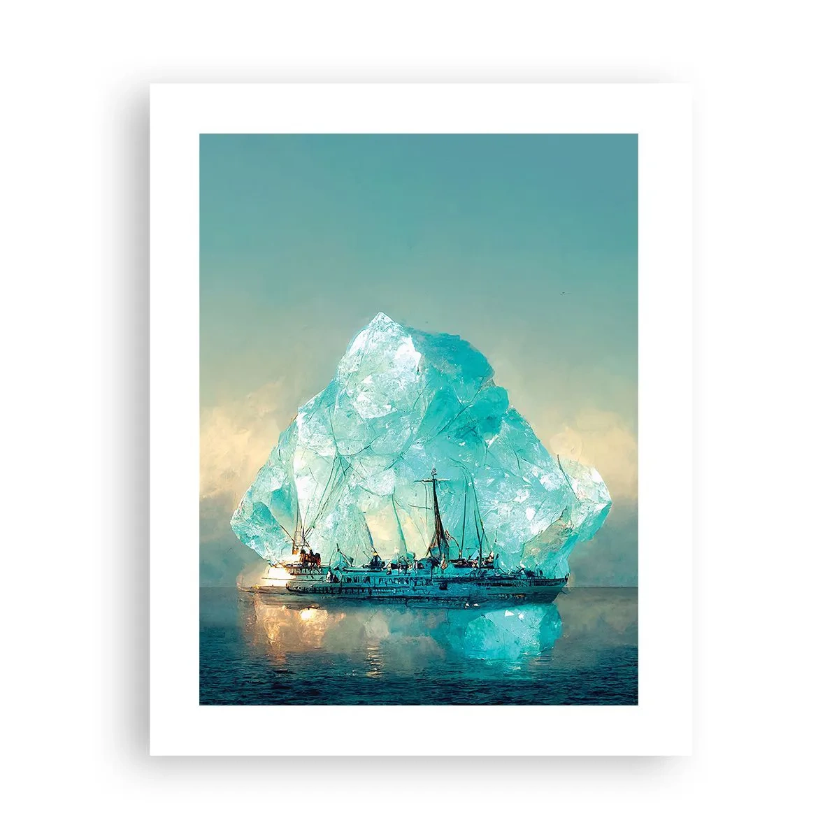Affiche - Poster - Diamant arctique - 40x50 cm