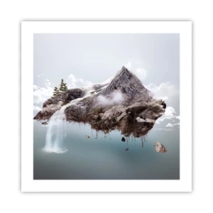 Affiche - Poster - L'oeil du surréaliste - 50x50 cm