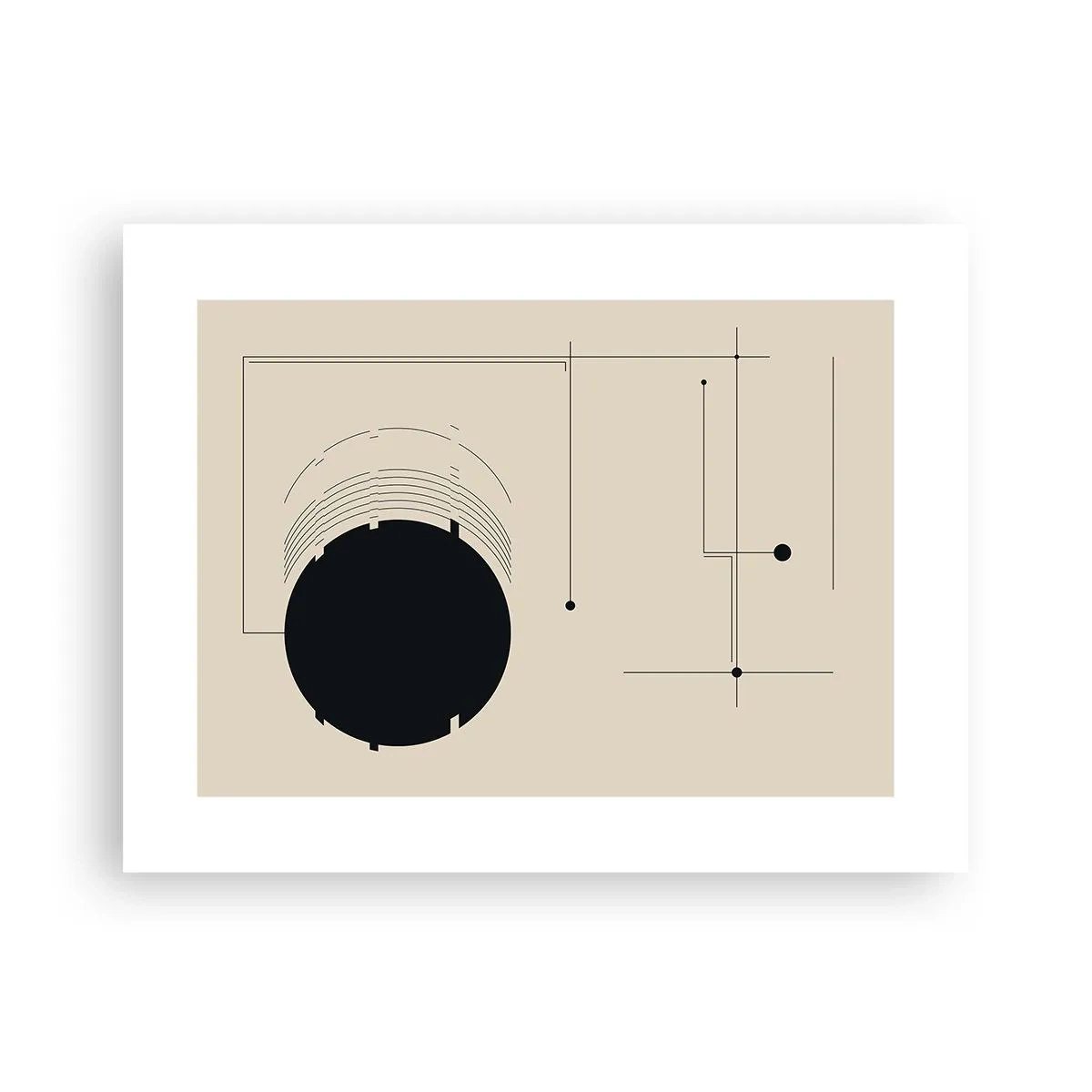 Affiche - Poster - Une composition flexible et dynamique - 40x30 cm