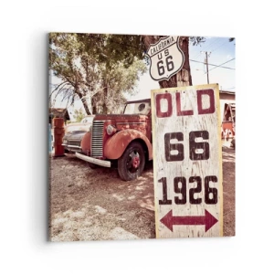 Impression sur toile - Image sur toile - La légende de la province américaine - 70x70 cm