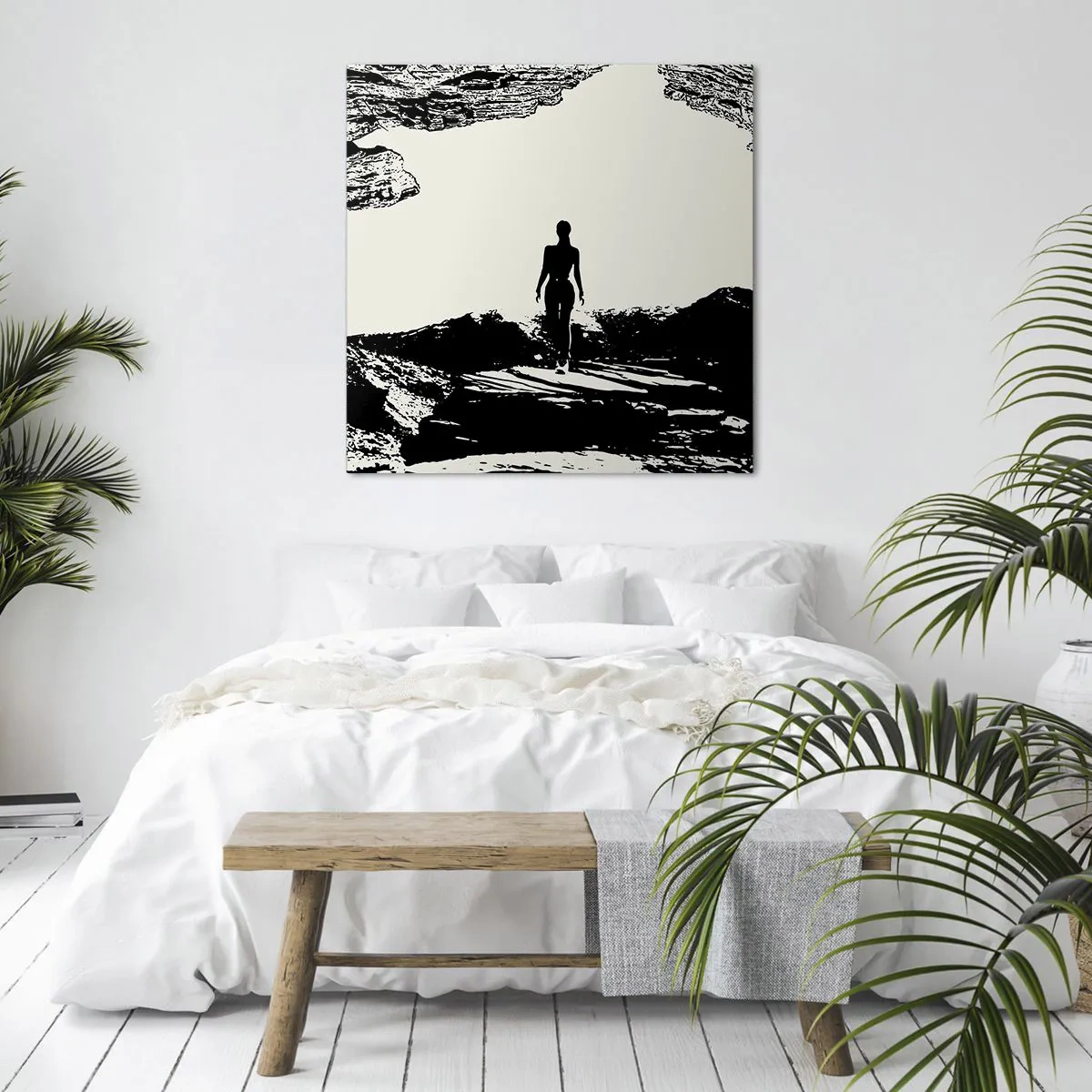 Impression sur toile - Image sur toile - Nouveau look - 40x40 cm