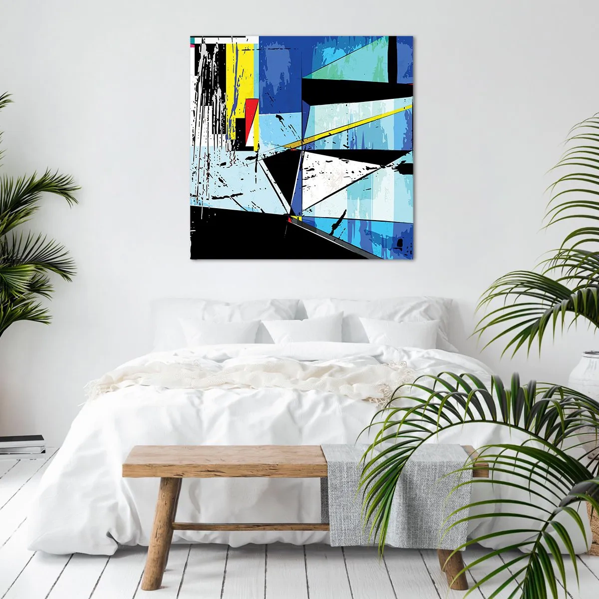 Impression sur toile - Image sur toile - Regardez le monde sous un certain angle… - 40x40 cm