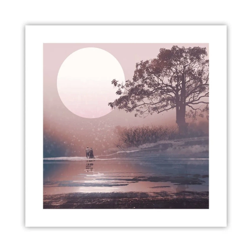 Affiche - Poster - Merveilles de la nuit - 40x40 cm