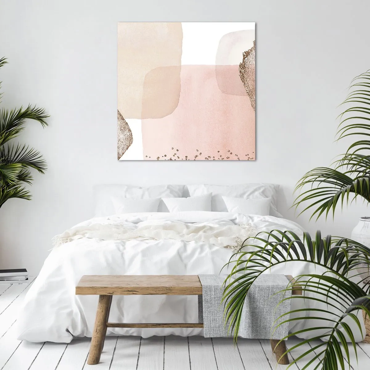 Impression sur toile - Image sur toile - Regard à travers la couleur - 70x70 cm