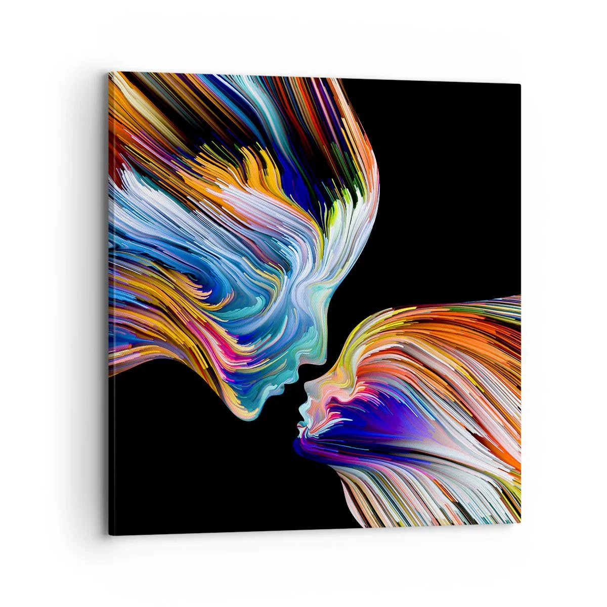 Impression sur toile - Image sur toile - Une fusion d'énergie et de lumière - 70x70 cm