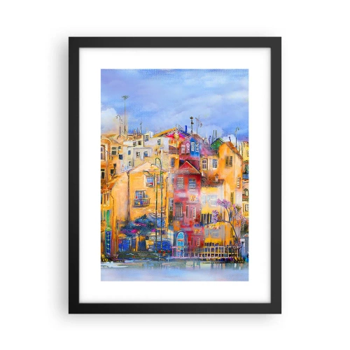Affiche dans un cadre noir - Poster - Nous sommes ensemble - 30x40 cm