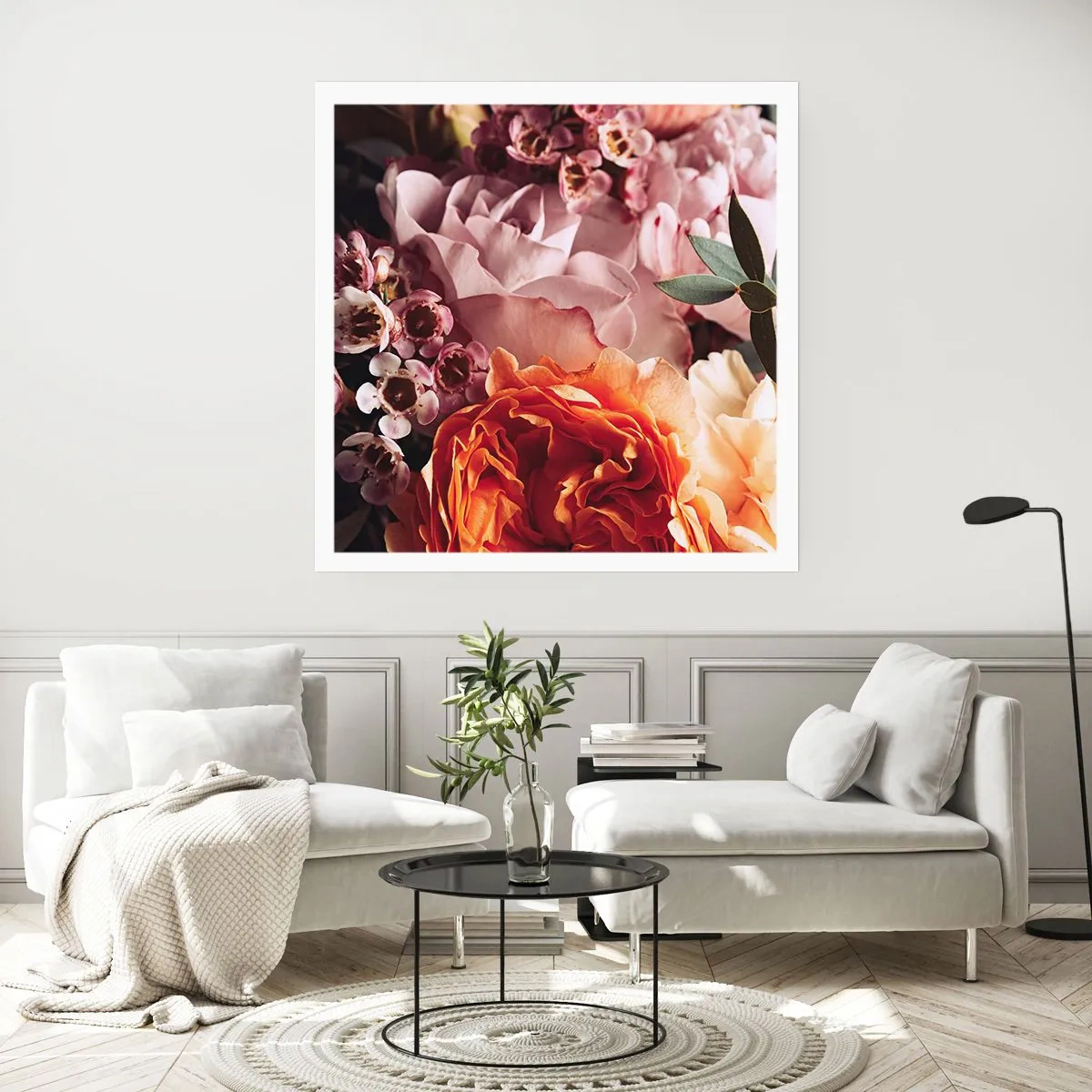 Affiche - Poster - Enveloppé de beauté - 50x50 cm