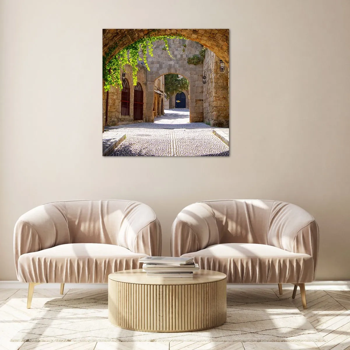 Impression sur verre - Image sur verre - Le cortège apparaîtra bientôt - 40x40 cm