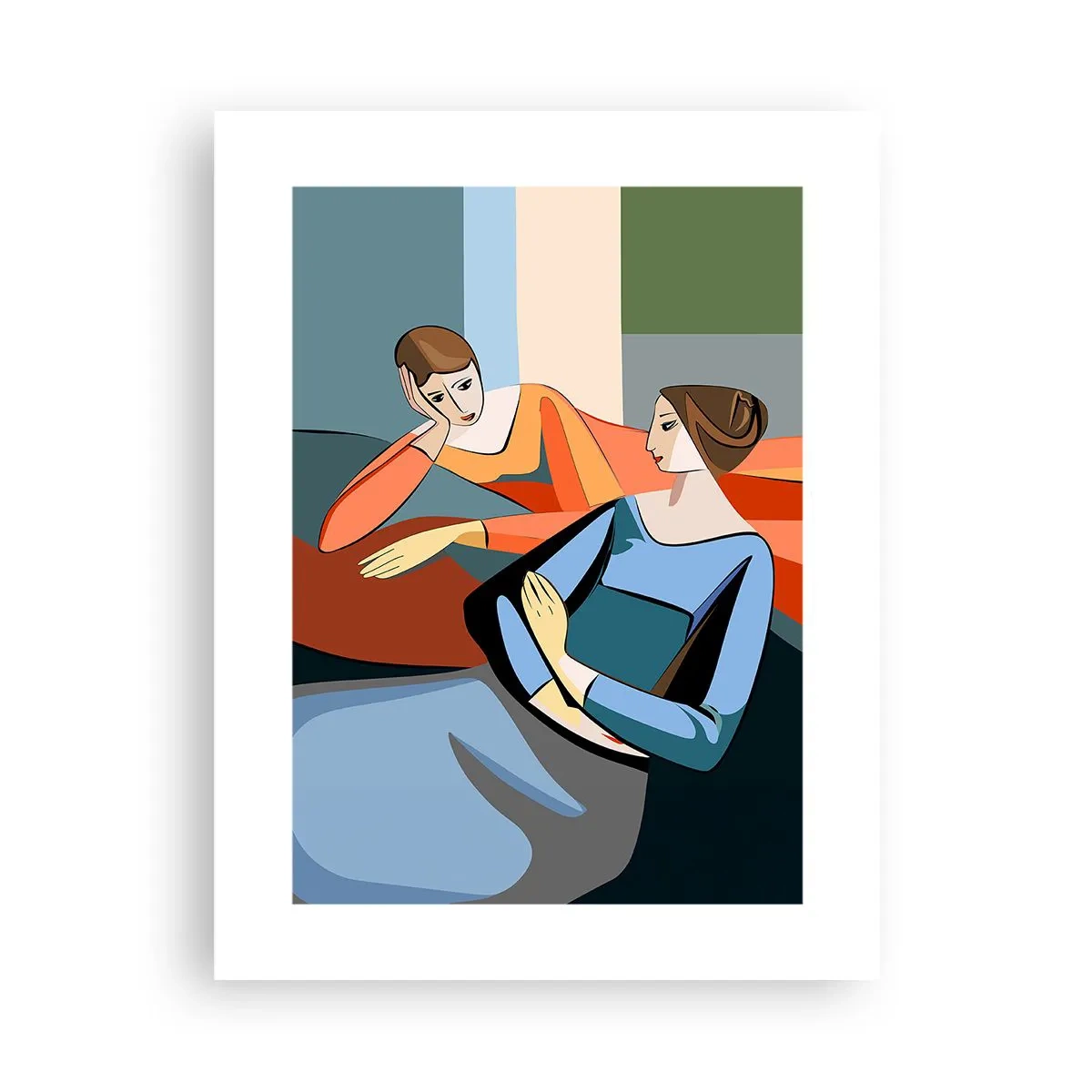 Affiche - Poster - Un moment de confiance - 30x40 cm