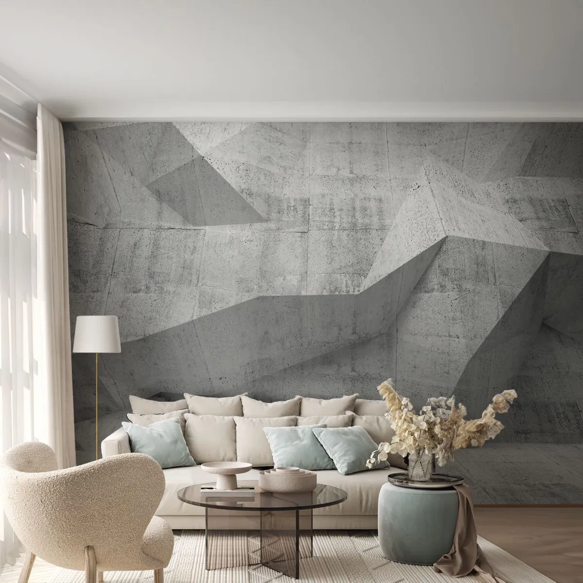 Papier Peint Photo Premium Canvas - Un vrai challenge - Abstraction, Morceau, 3D - 150x105 cm