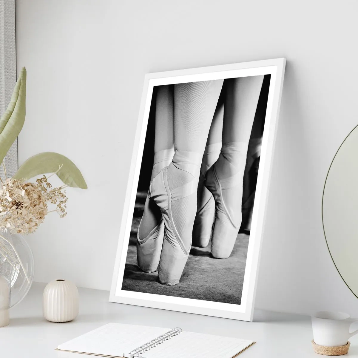 Affiche dans un cadre blanc - Poster - Ensemble, simple - 40x50 cm