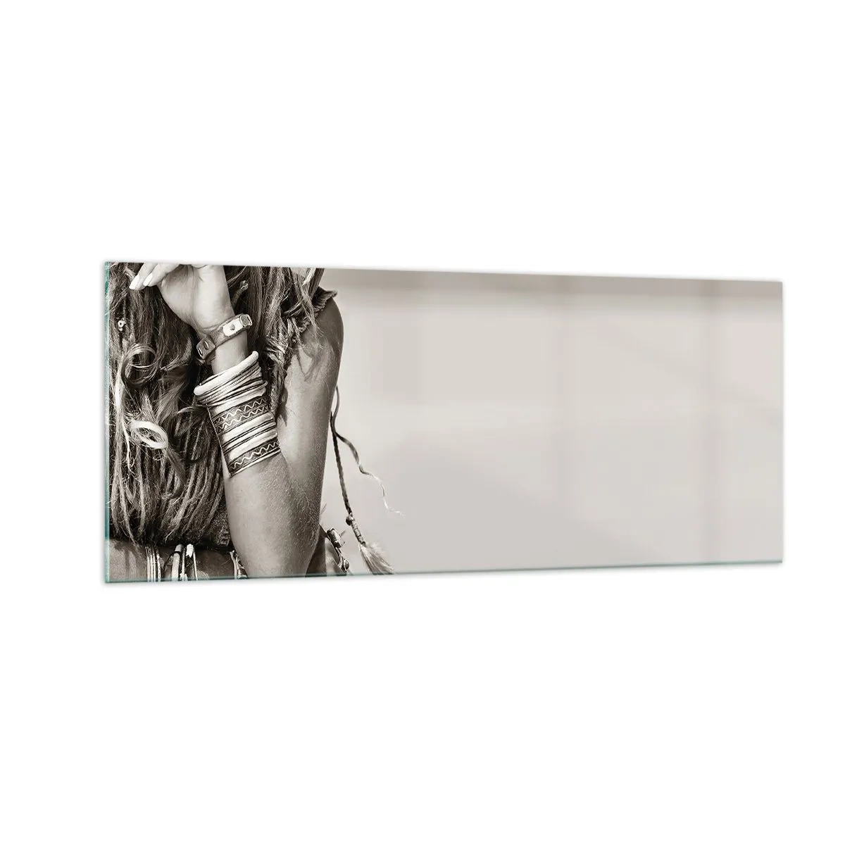 Impression sur verre - Image sur verre - Comment va la fille - 100x40 cm