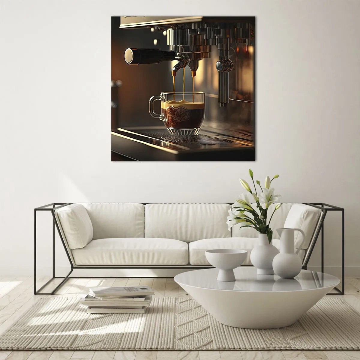 Impression sur verre - Image sur verre - Un mélange sensuel - 60x60 cm