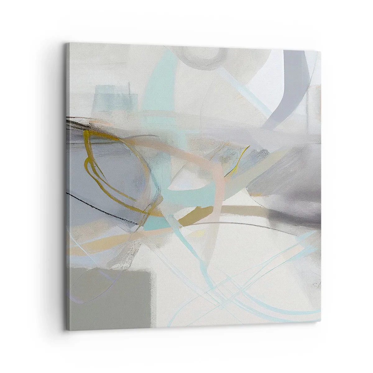 Impression sur toile - Image sur toile - Abstraction brumeuse - 60x60 cm