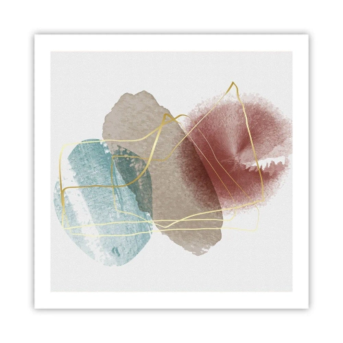 Affiche - Poster - Coraux de l'espace - 60x60 cm