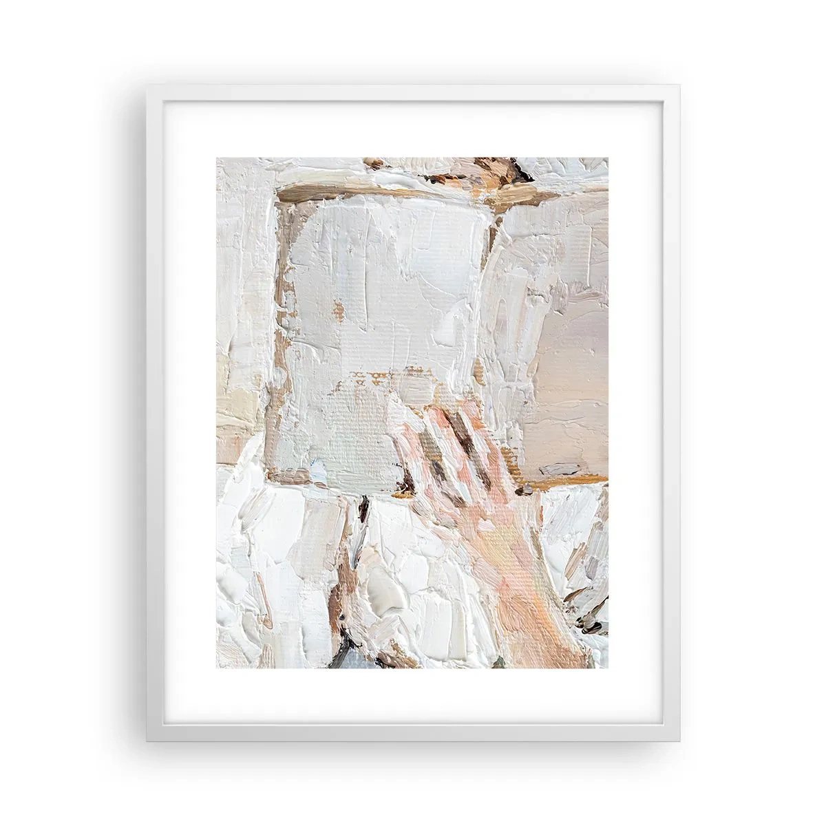 Affiche dans un cadre blanc - Poster - Dans un autre monde - 40x50 cm