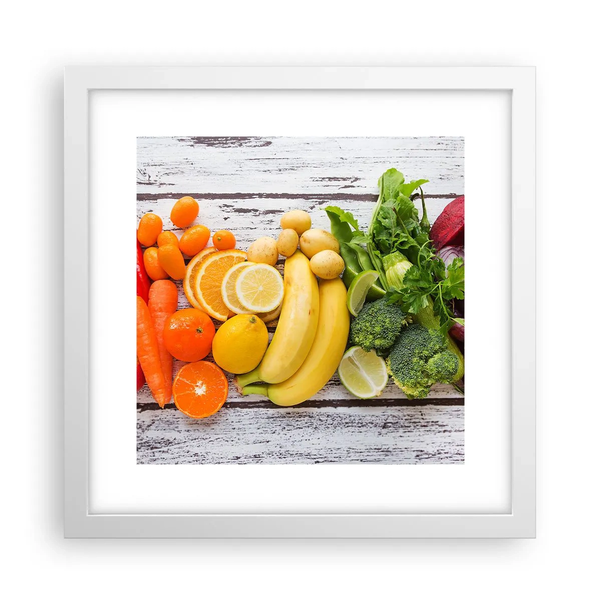 Affiche dans un cadre blanc - Poster - Ce n'est pas suffisant? - 30x30 cm