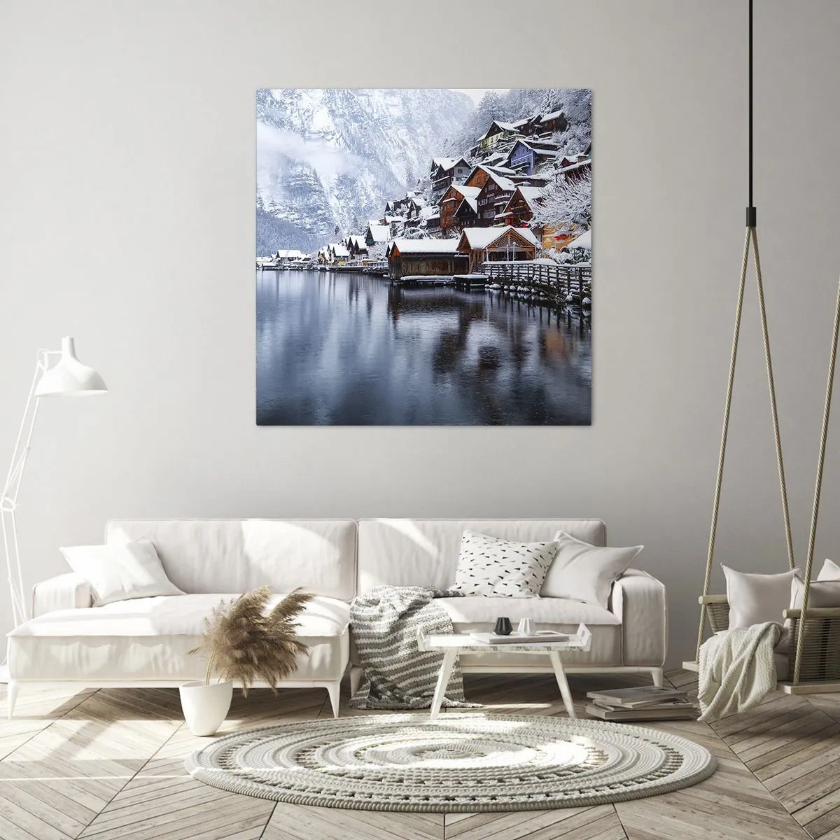 Impression sur toile - Image sur toile - En décoration hivernale - 60x60 cm