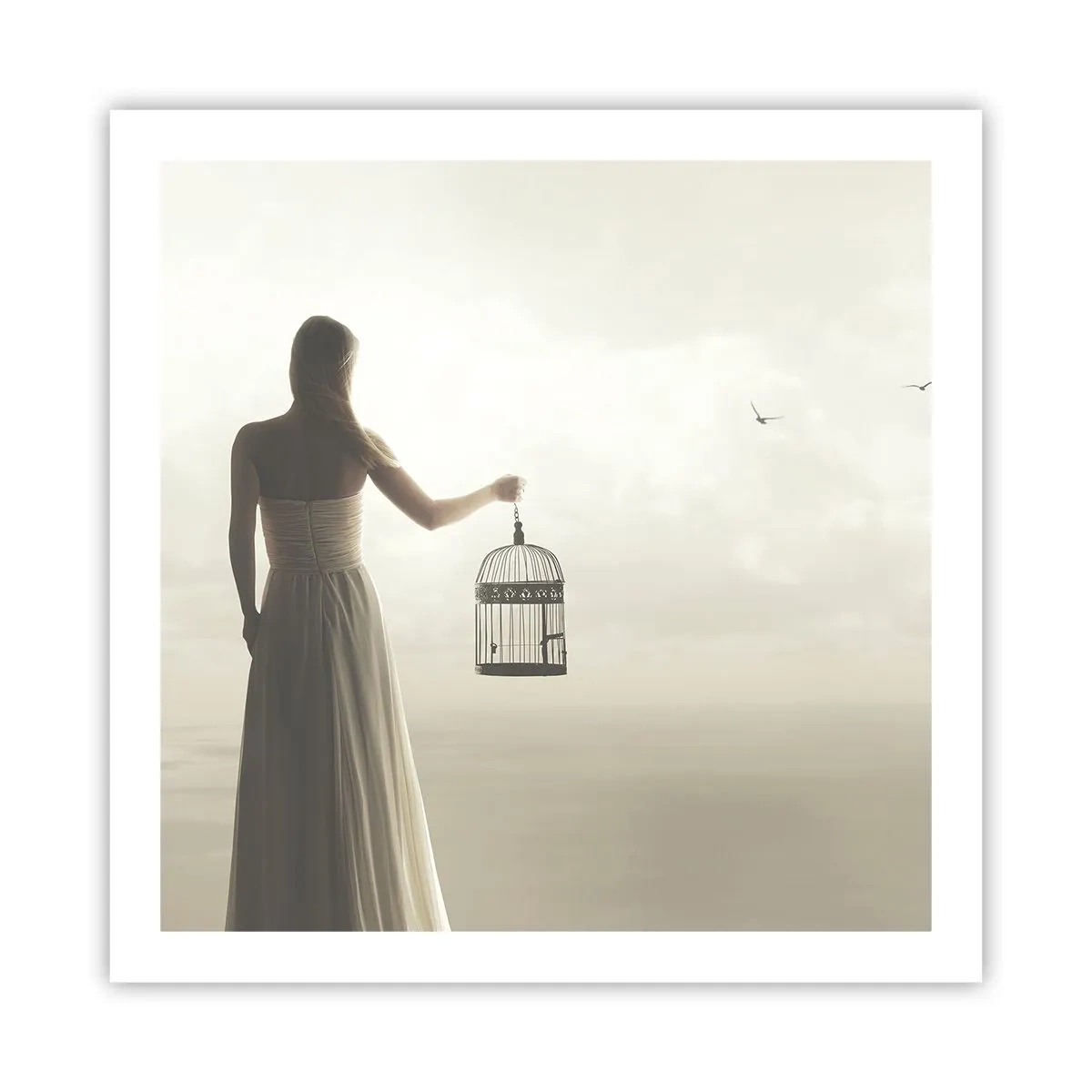 Affiche - Poster - Soi libre - 60x60 cm