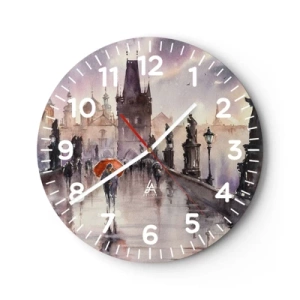 Horloge murale - Pendule murale - Les gens ne changent pas - 30x30 cm