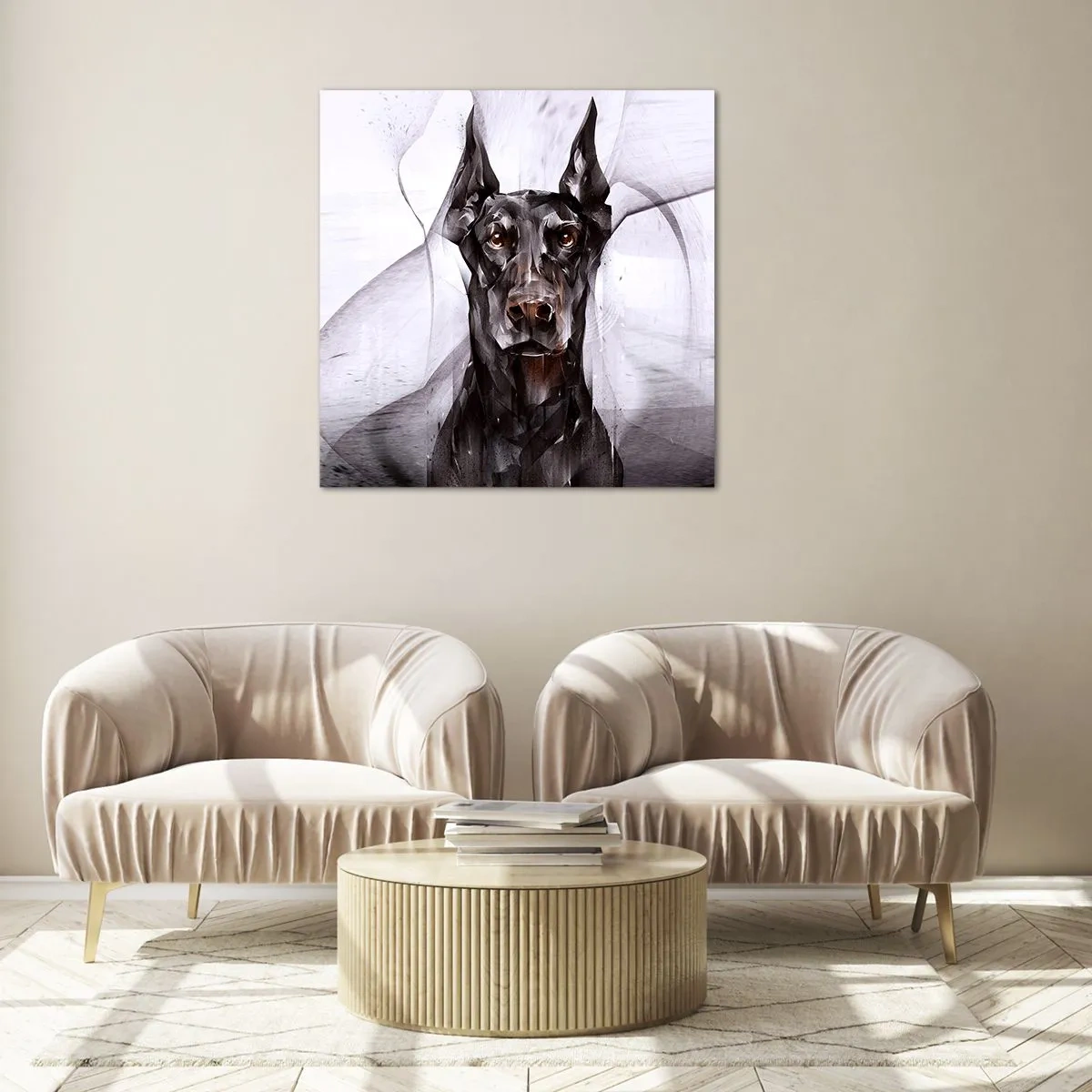 Impression sur verre - Image sur verre - Né noble - 70x70 cm