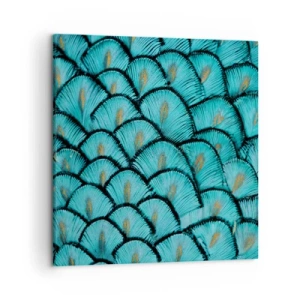 Impression sur toile - Image sur toile - Le grand gala des plumes - 50x50 cm