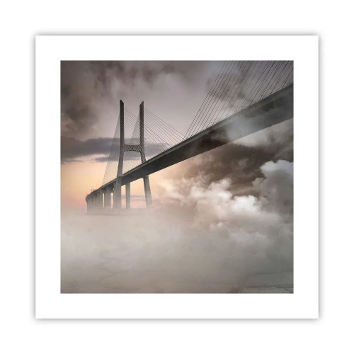 Affiche - Poster - Sur la rivière qui n'existe pas - 40x40 cm