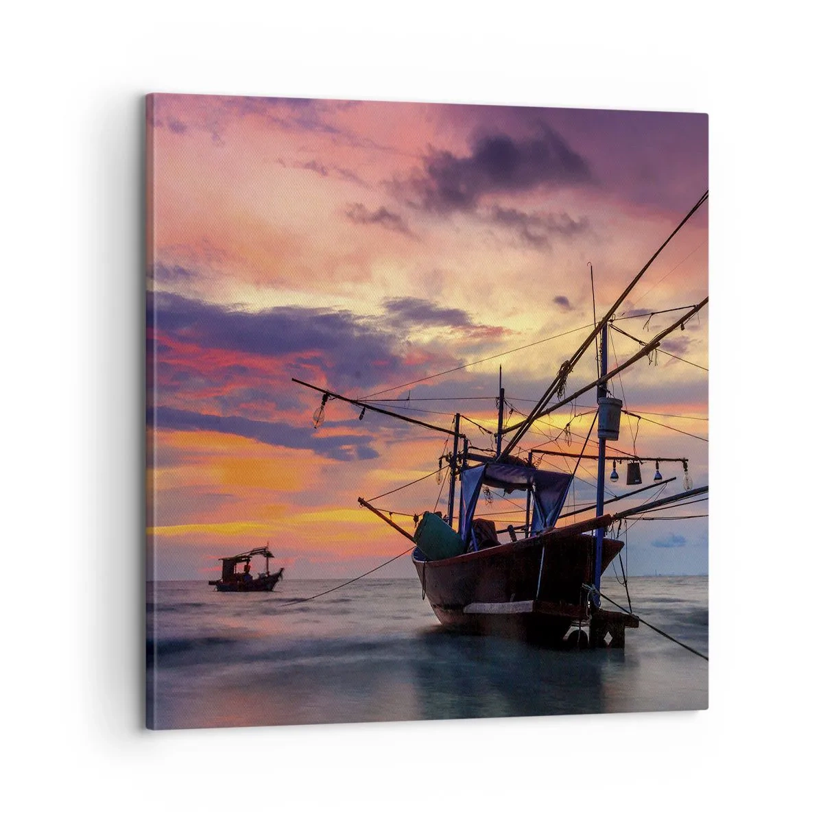 Impression sur toile - Image sur toile - Soirée exotique - 60x60 cm