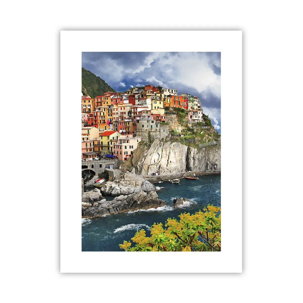 Affiche - Poster - Un groupe embrassant les rochers - 30x40 cm