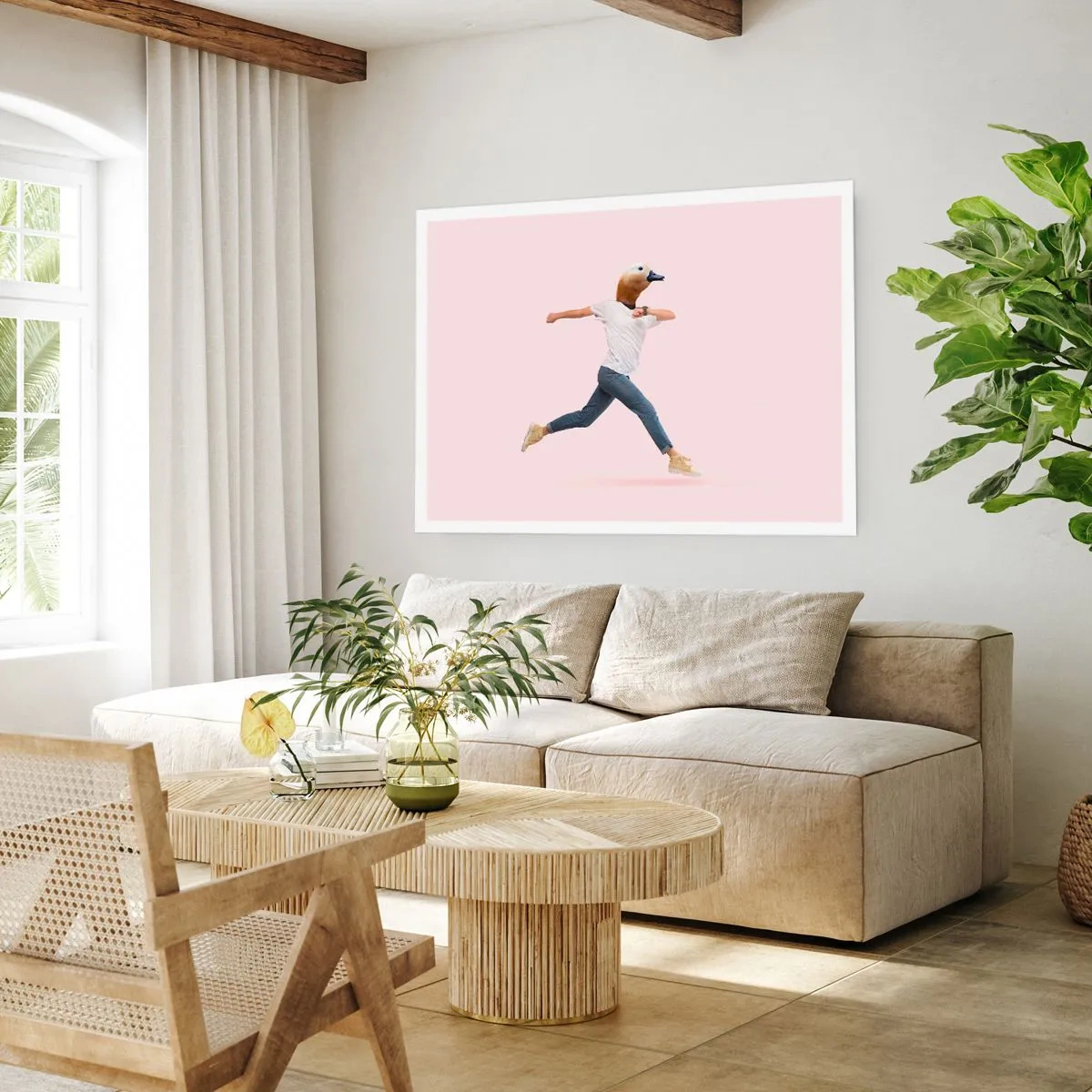 Affiche - Poster - Une pincée d'absurdité - 50x40 cm