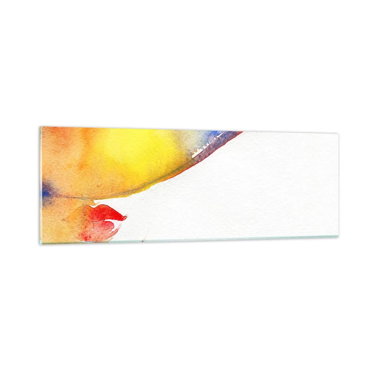 Impression sur verre - Image sur verre - Portrait d'une dame - 90x30 cm