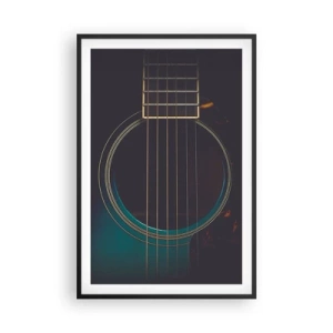 Affiche dans un cadre noir - Poster - Le calme avant la tempête - 61x91 cm