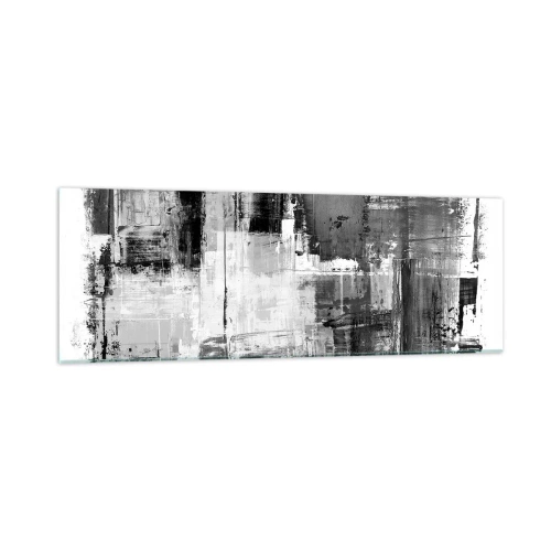Impression sur verre - Image sur verre - Le gris est beau - 90x30 cm