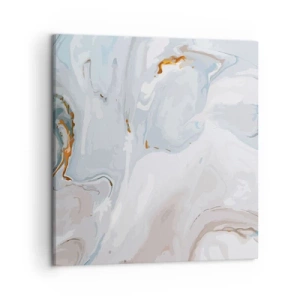 Impression sur toile - Image sur toile - Blanc surélevé - 50x50 cm