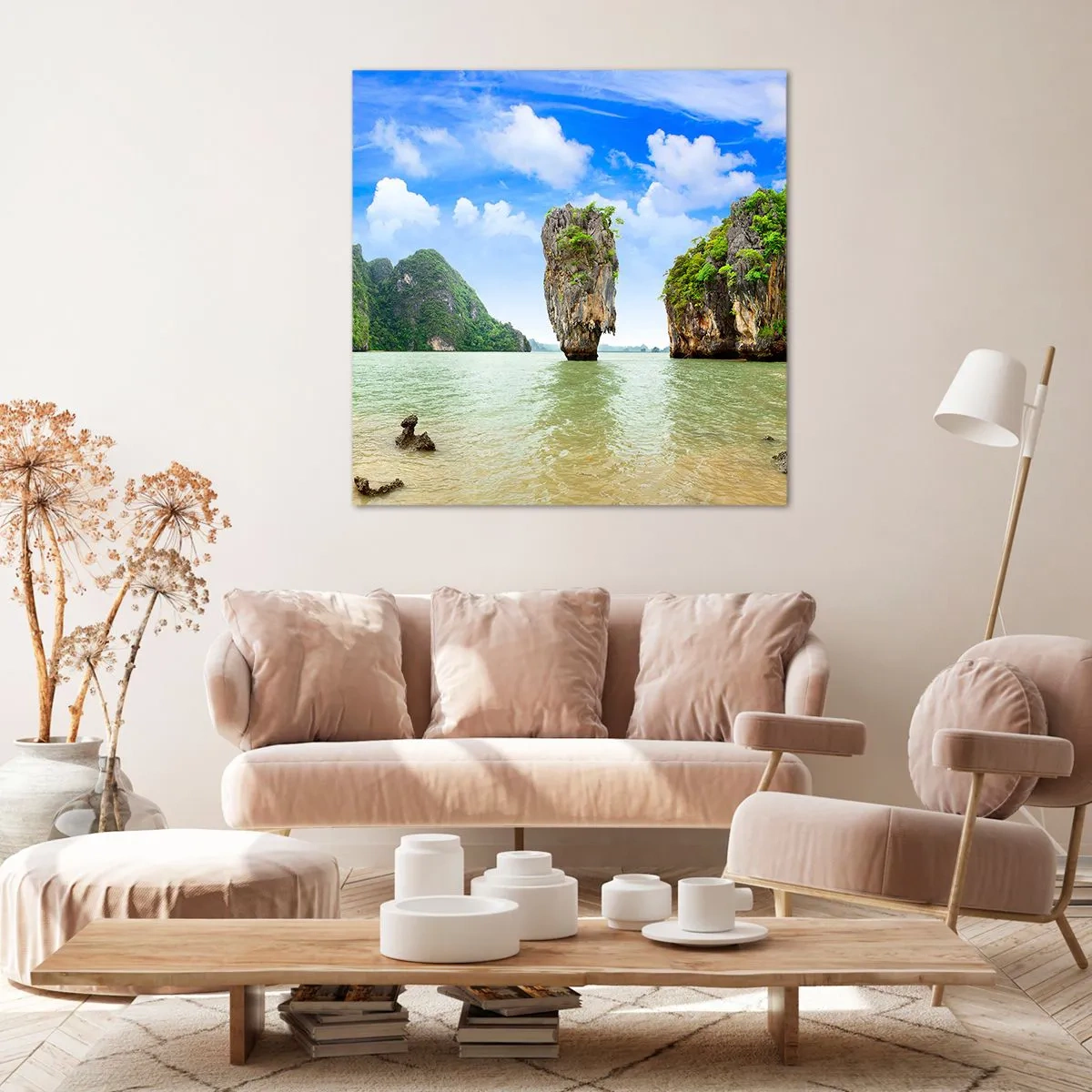 Impression sur toile - Image sur toile - Merveilles rocheuses de la nature - 70x70 cm