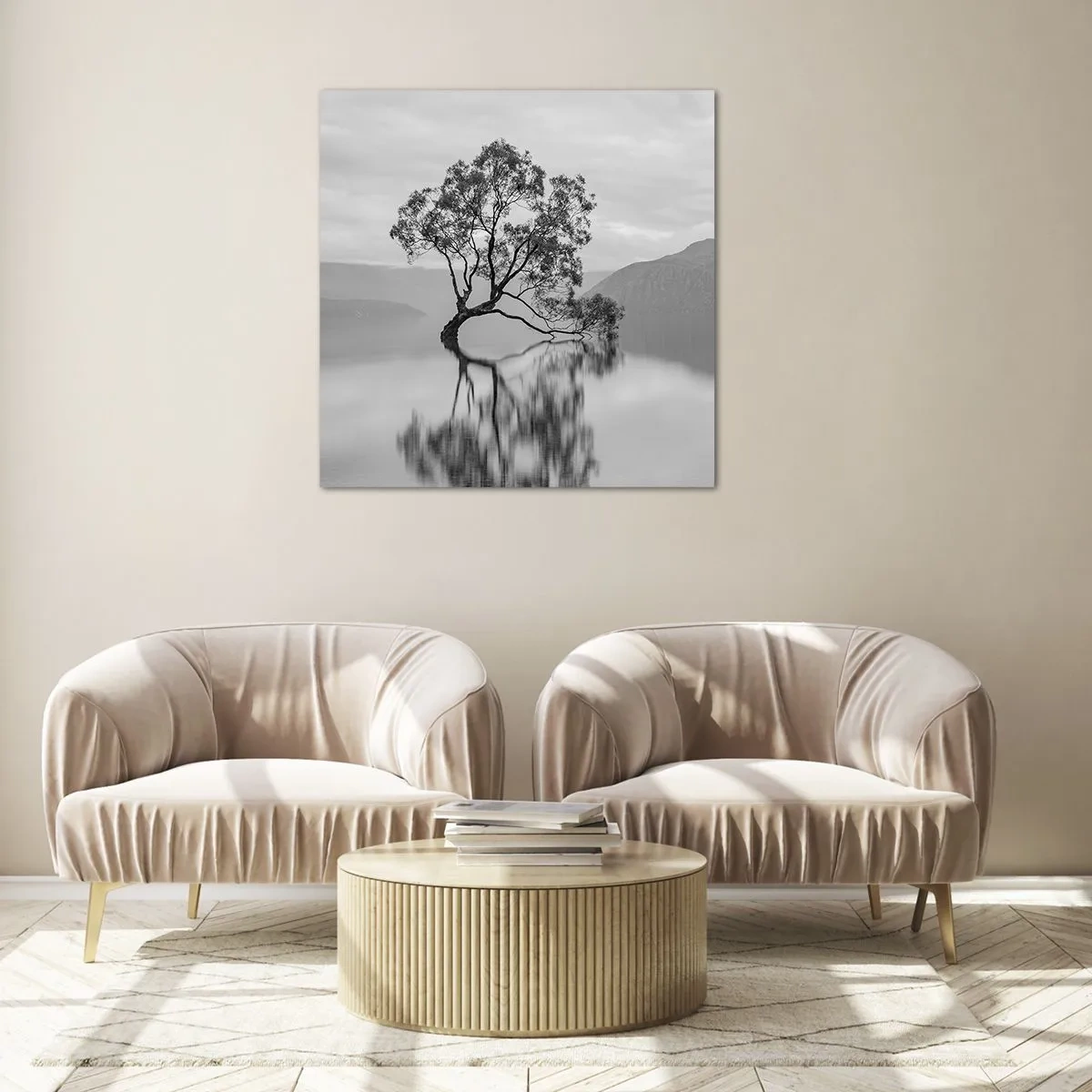 Impression sur verre - Image sur verre - Un tel pays existe - 30x30 cm