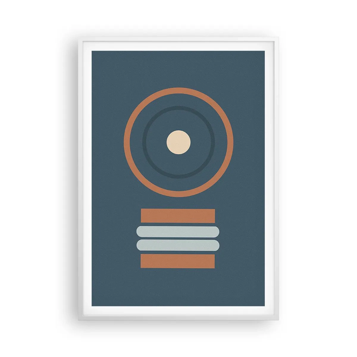 Affiche dans un cadre blanc - Poster - Essence des choses - 70x100 cm