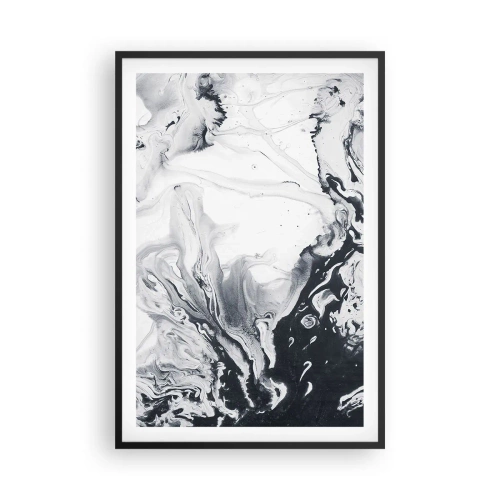 Affiche dans un cadre noir - Poster - Au centre de la Terre - 61x91 cm